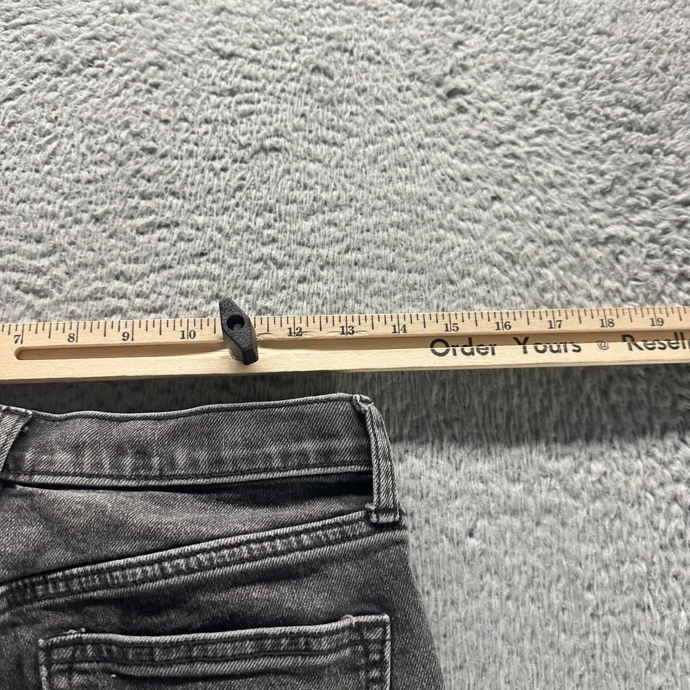 Old Navy 360 Built-in Tough Boys 12 Black Denim Straight Slim Stretch Workwear